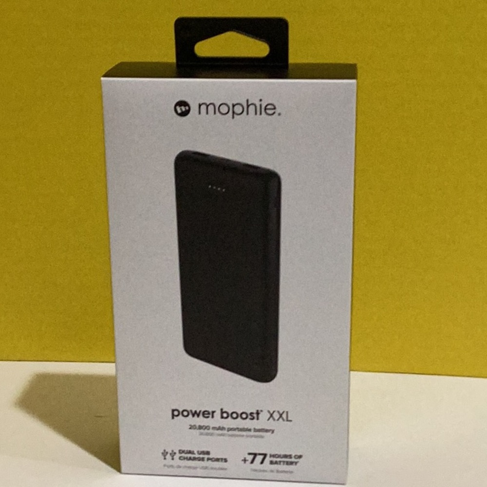 MOPHIE Power Boost XXL 30,800 Mah Portable battery Dual USB Charge